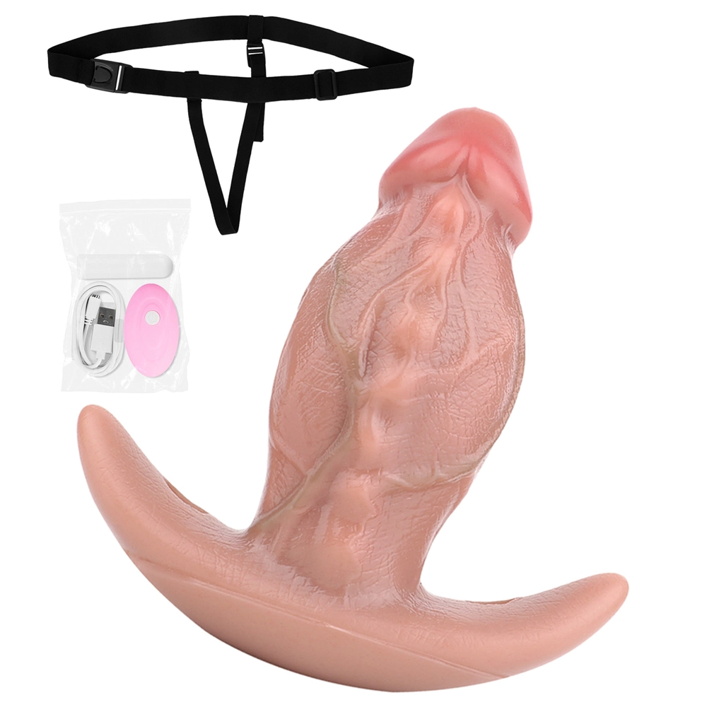 Reid Rechargeable Anal Plug with Strap, Remote Control Vibrating Anal Dildo