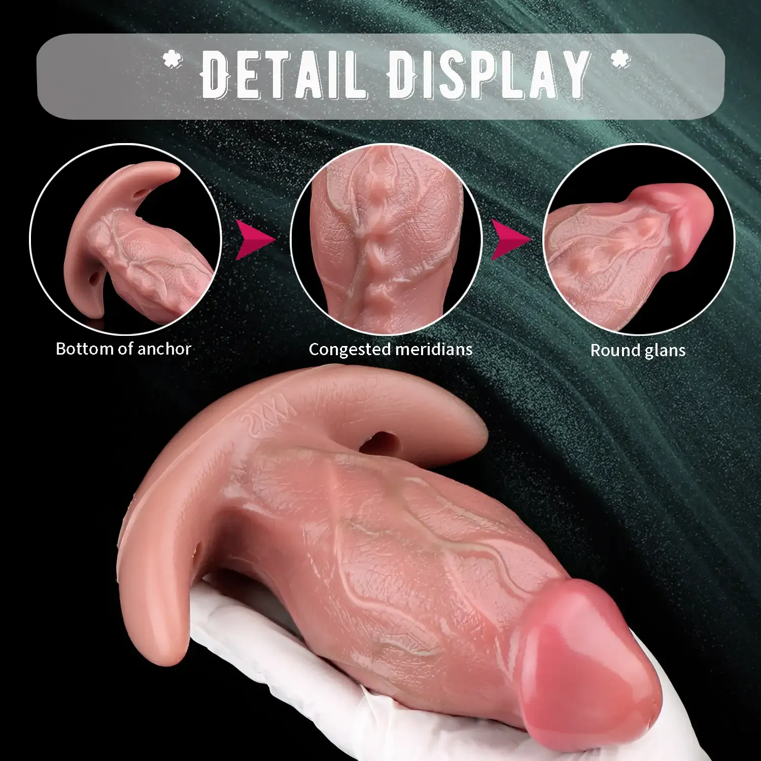 Reid Rechargeable Anal Plug with Strap, Remote Control Vibrating Anal Dildo