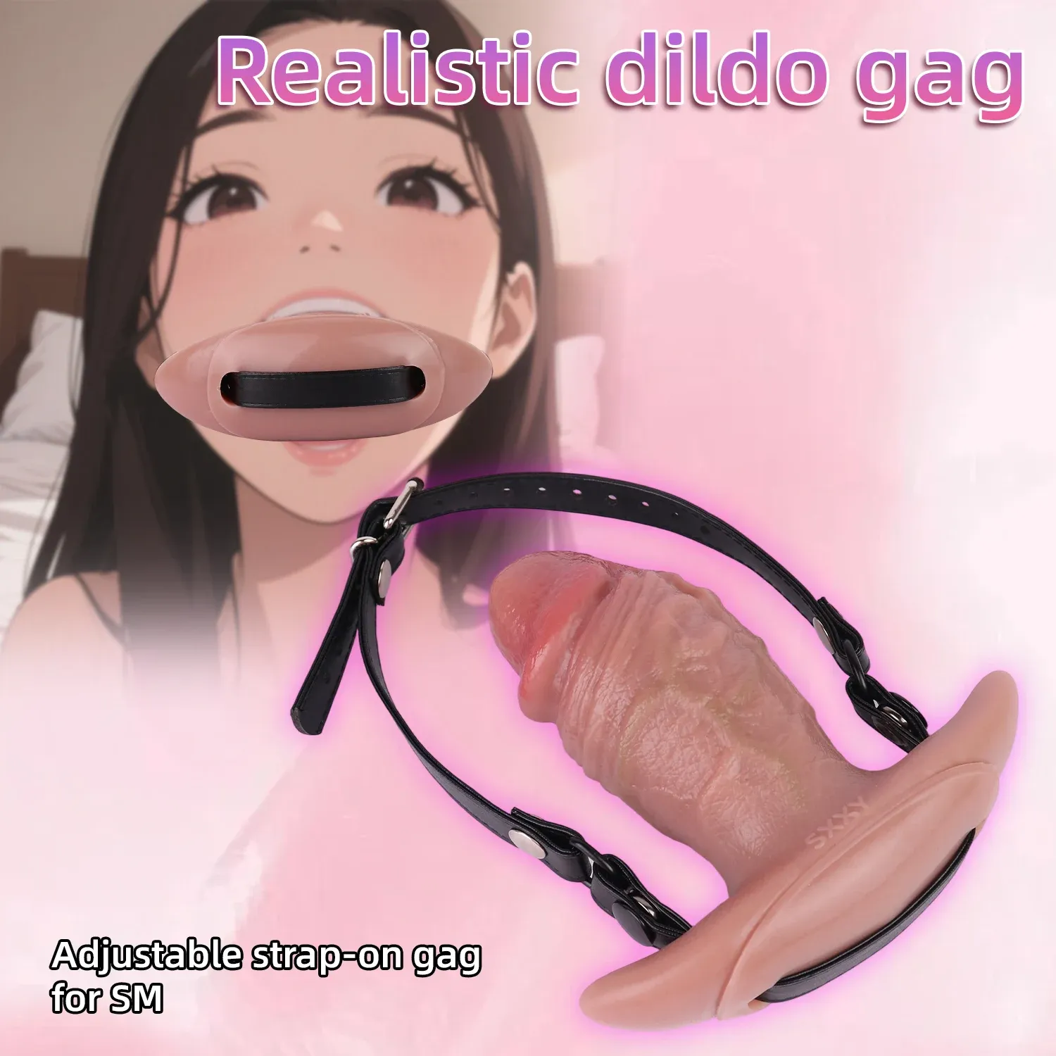 Rex 4.7"x2.4" Wearable Vibrating Fat Anal Plug with Remote, Platinum Silicone Anal Stimulator