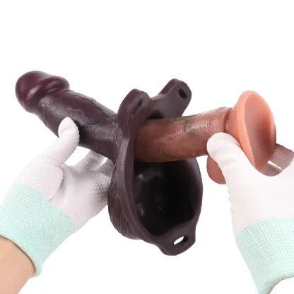 Jack 7.3" x 2.2" Wearable Realistic Brown Dick Extender