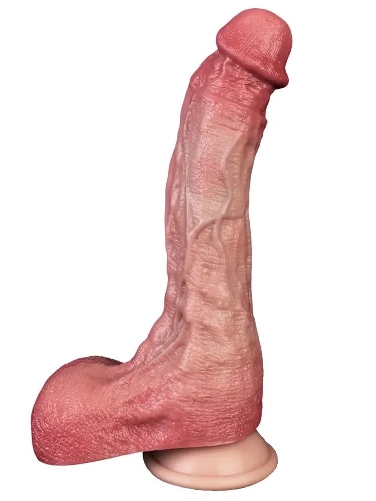 Duke 10"x2"  Huge Dildo with Suction Cup Ultra-realistic