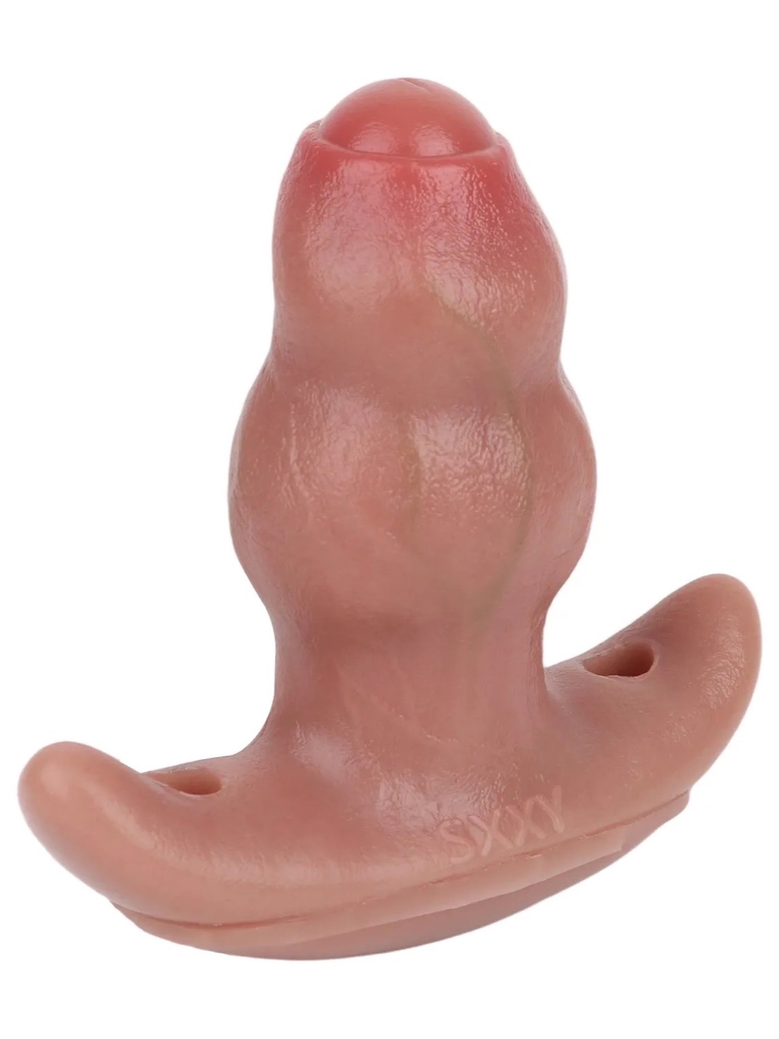 Brock Realistic Silicone Anal Dildo with Strap, Waterproof Vibrating Anal Plug