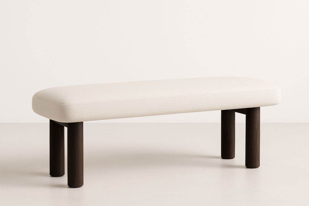 Fa pad pamut szövettel, bézs-Nestlivia