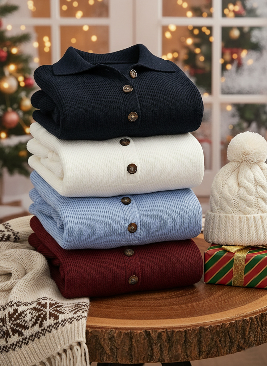 🎄Christmas Sale - Women’s Cozy Button-Up Knit Sweater