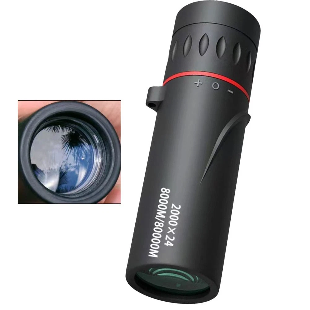 ✨See the Unseen✨2000x24 Mini Monocular Telescope with Smartphone Holder Waterproof Lightweight