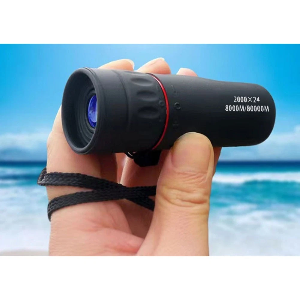 ✨See the Unseen✨2000x24 Mini Monocular Telescope with Smartphone Holder Waterproof Lightweight