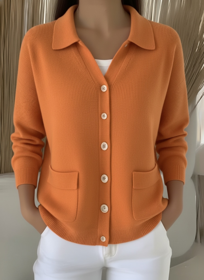 CLEARANCE SALE🔥Women's Double Pocket Solid Button-Down Shirt