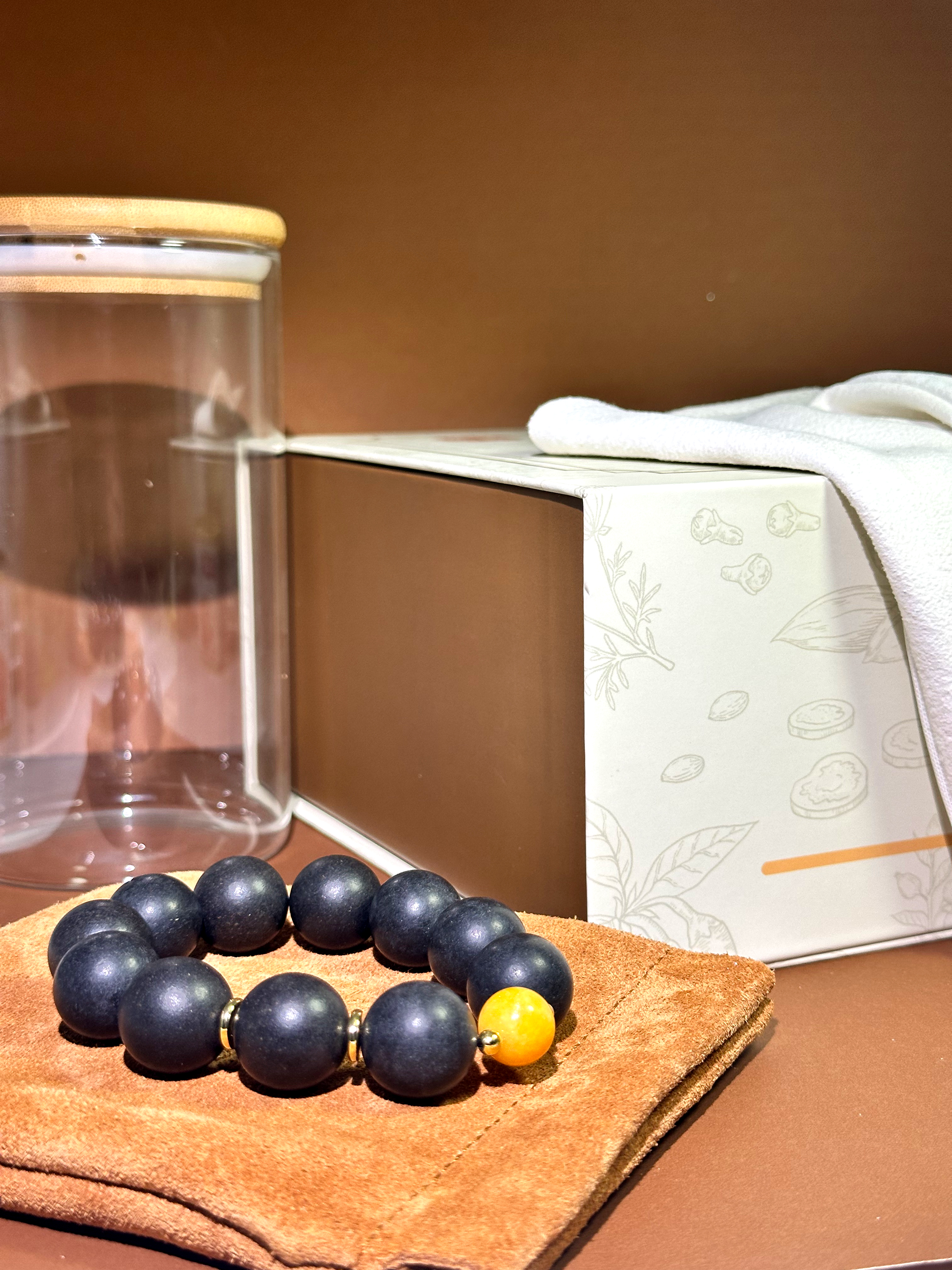 HYLEA Serene Lavender Agarwood Beads | Natural Calm & Restful Sleep Scent | Ancient Chinese Aromatherapy