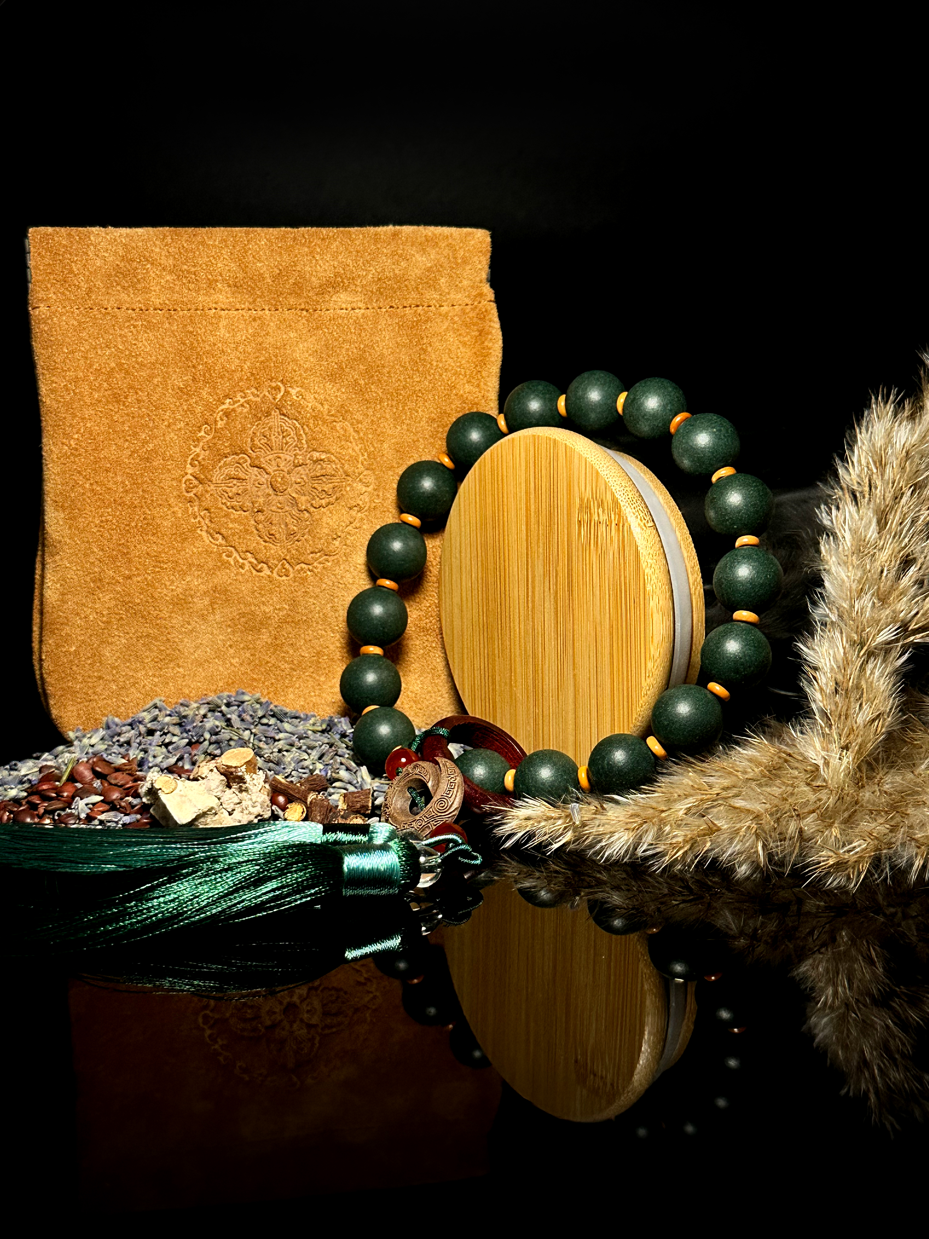 HYLEA Serene Lavender Agarwood Beads | Natural Calm & Restful Sleep Scent | Ancient Chinese Aromatherapy