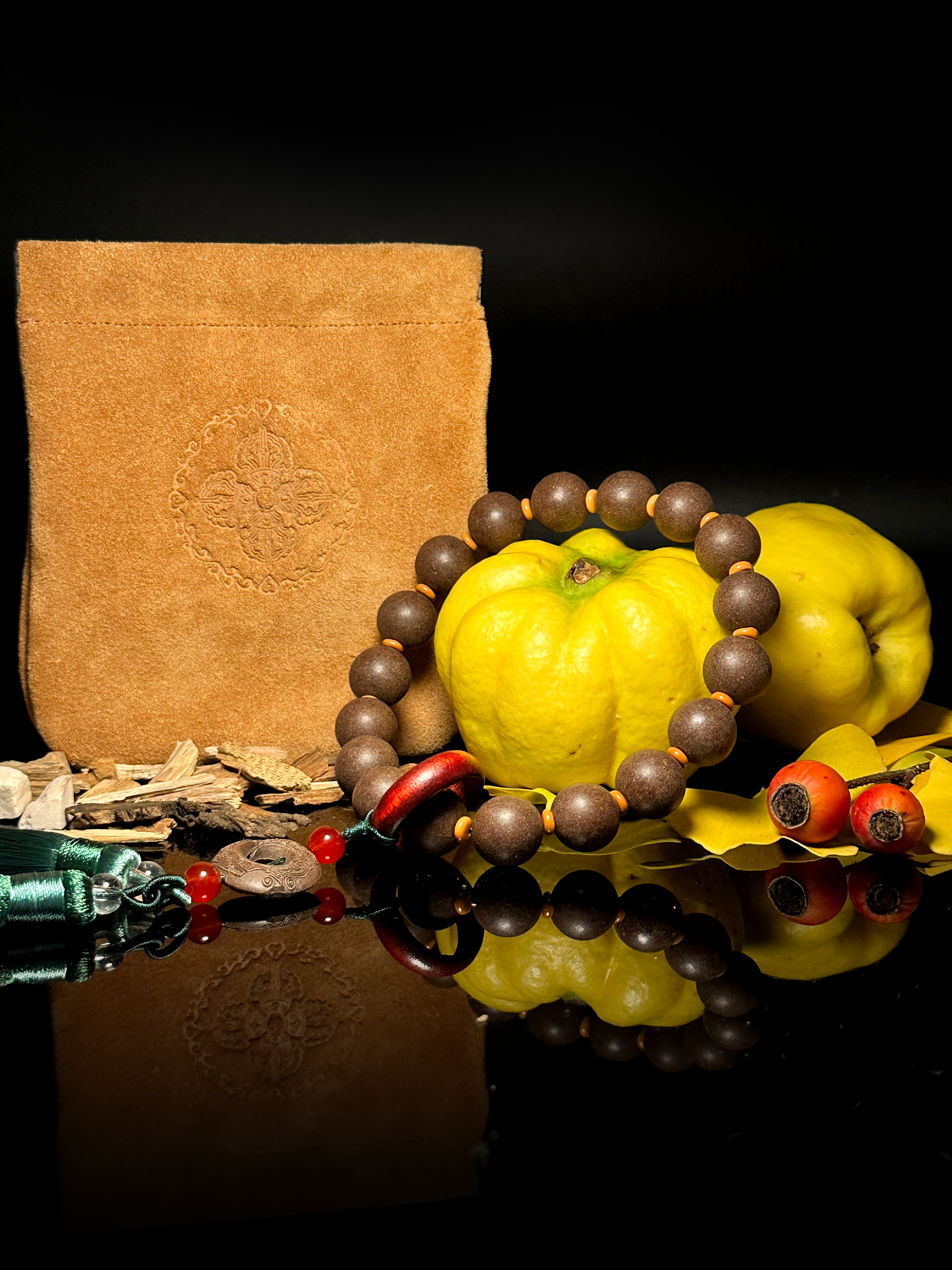 HYLEA E Li Zhang Zhong Xiang Harmonized Scent Beads | Ancient Poet’s Quince & Agarwood Formula | Elegant Aromatherapy