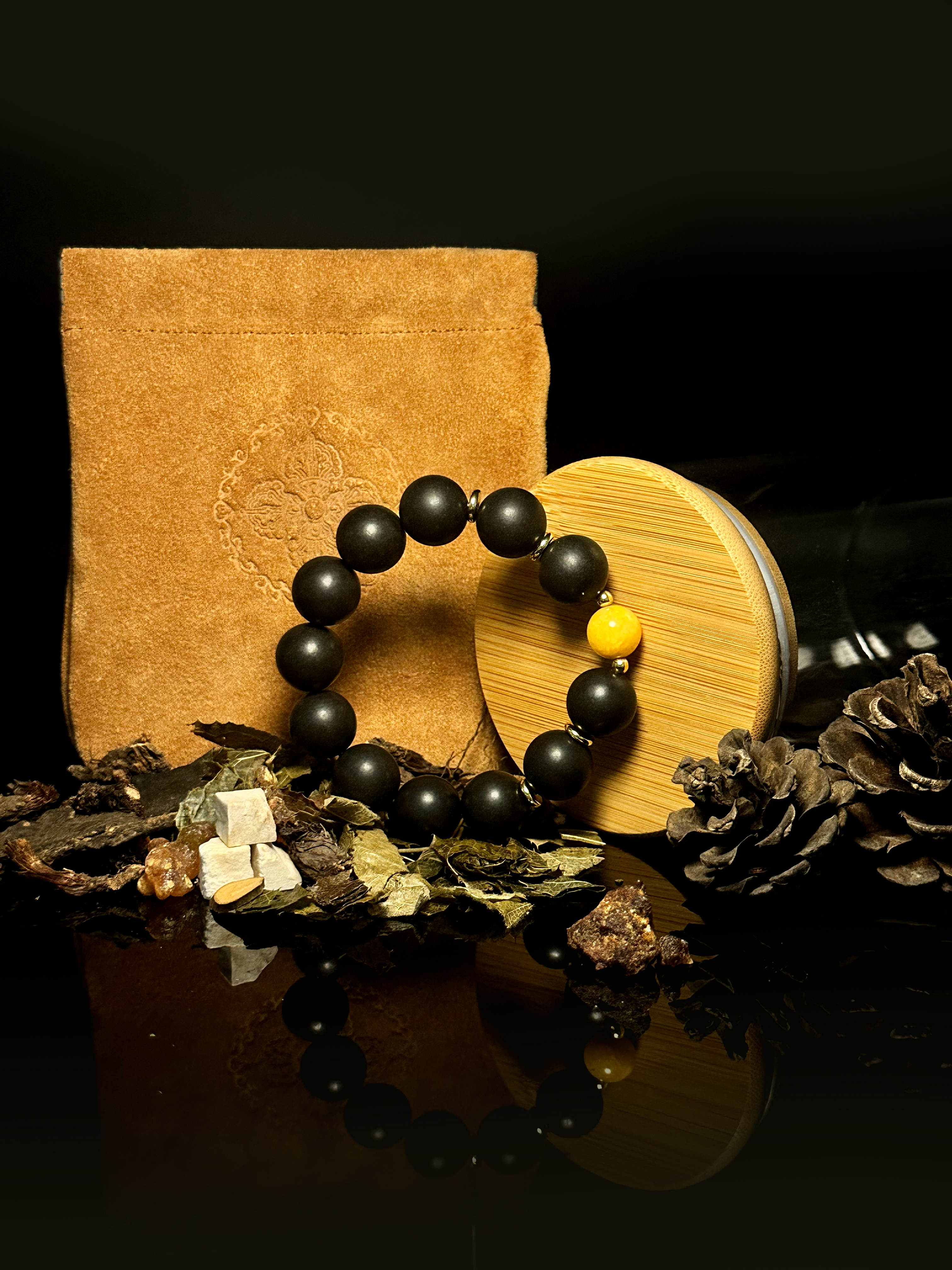 HYLEA Imperial Ambergris Clarity Beads | Uplifting Mood and Mental Focus Scent | Rare Ancient Aromatherapy