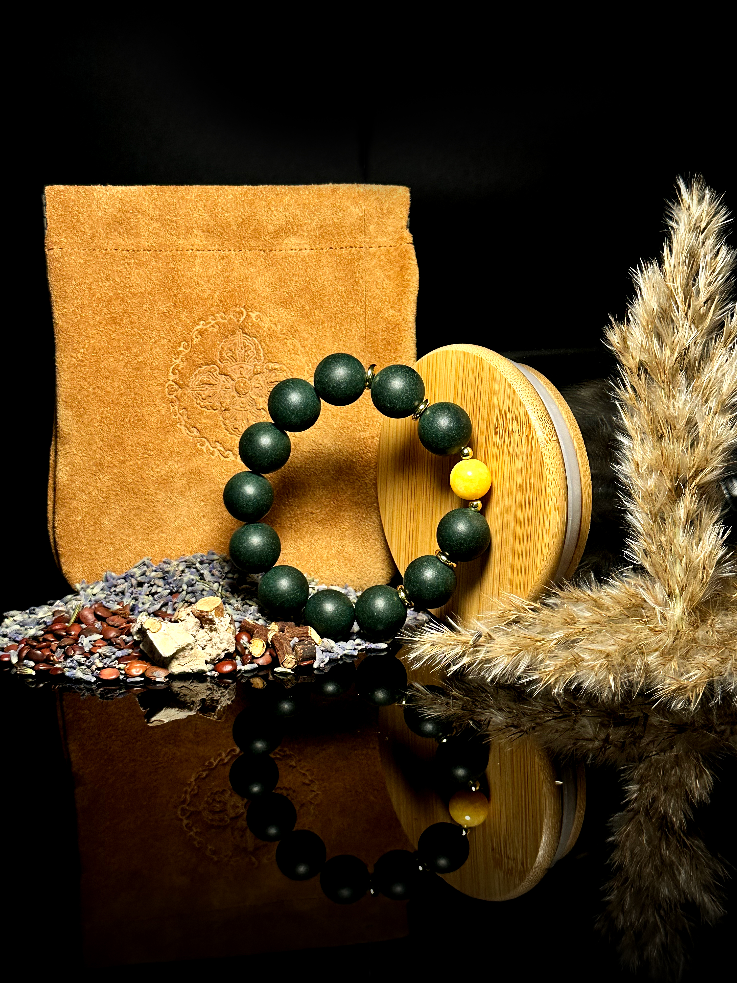 HYLEA Serene Lavender Agarwood Beads | Natural Calm & Restful Sleep Scent | Ancient Chinese Aromatherapy