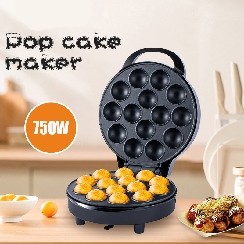 Multi-Snack Maker: Electric Grill for Takoyaki, Meatballs & Mini Pancakes at Home