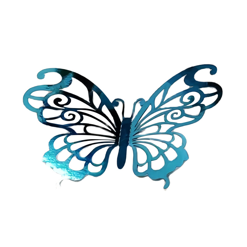 Elegant Metallic Butterfly Decor: Timeless Accents for Walls & Celebrations, 12 Colors