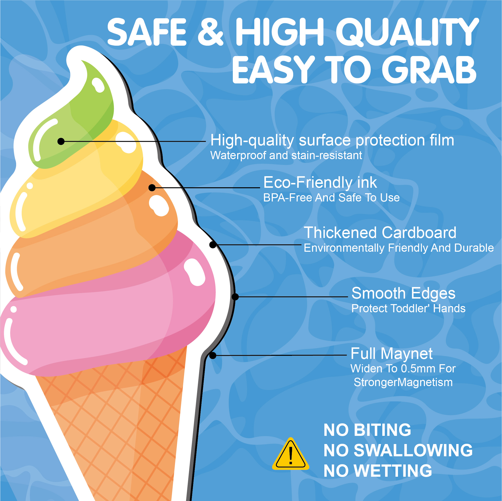 Summer Beach Magnetic Decor Set | Soft Fridge Magnets with Coastal Designs, Vibrant Vacation Theme Stickers for Refrigerator & Metal Surfaces