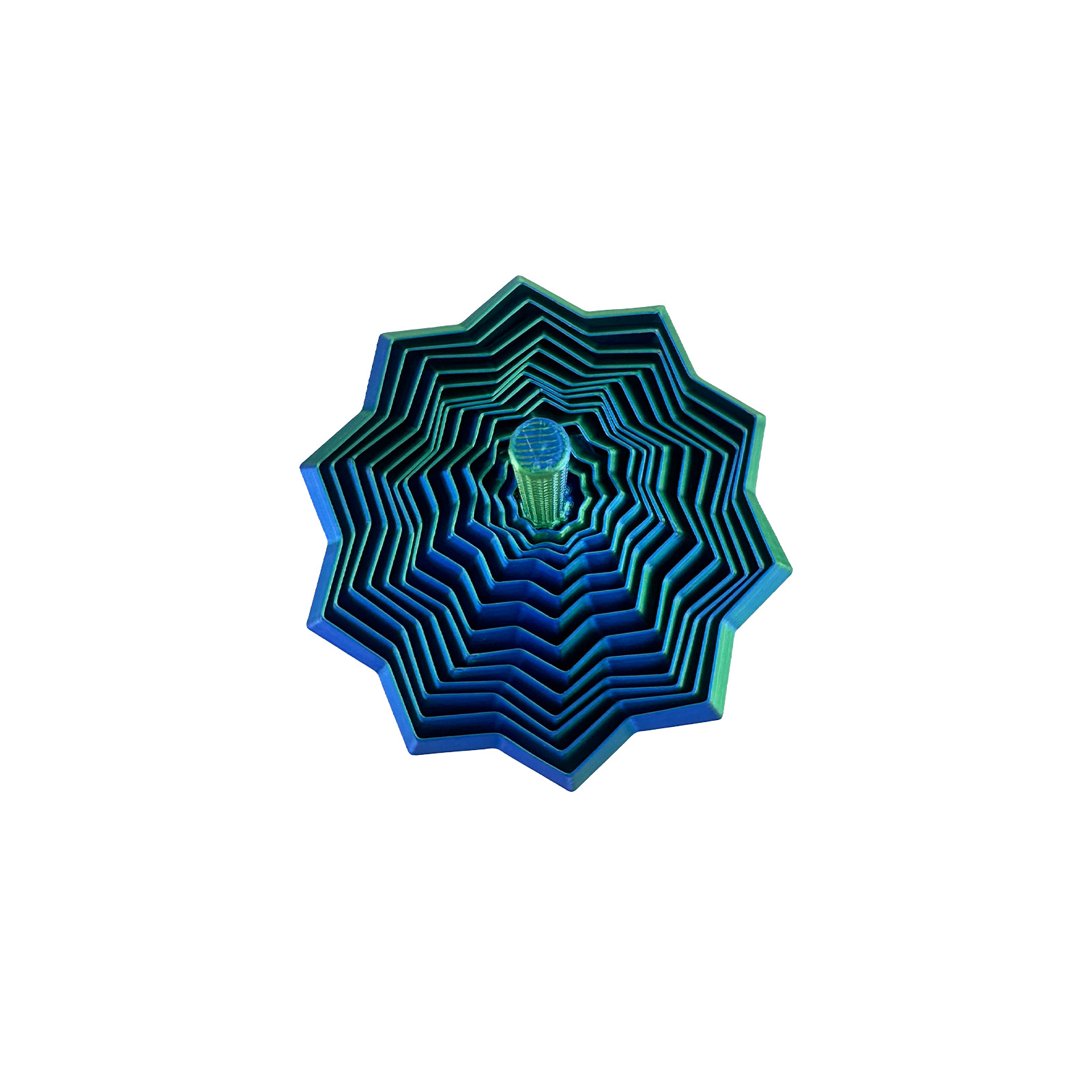 3D Printed Star Illusion Fidget Toy for Kids - Foldable, Educational Desktop Decoration