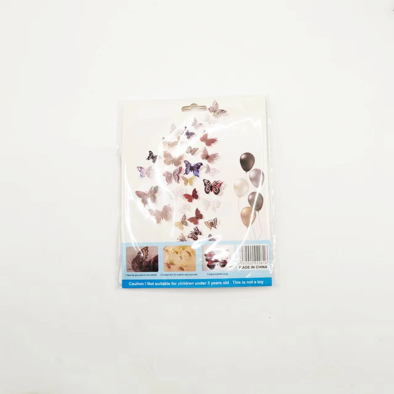 Glitter Gold Butterfly Decor: Sparkling Accents for Festive Walls & Cakes, 12-Piece Set