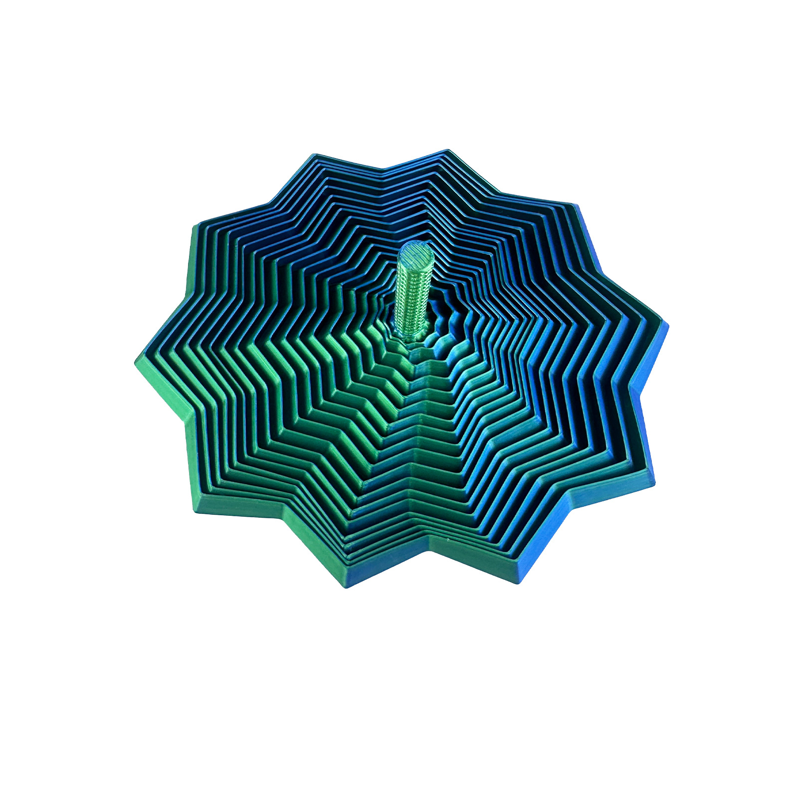 3D Printed Star Illusion Fidget Toy for Kids - Foldable, Educational Desktop Decoration