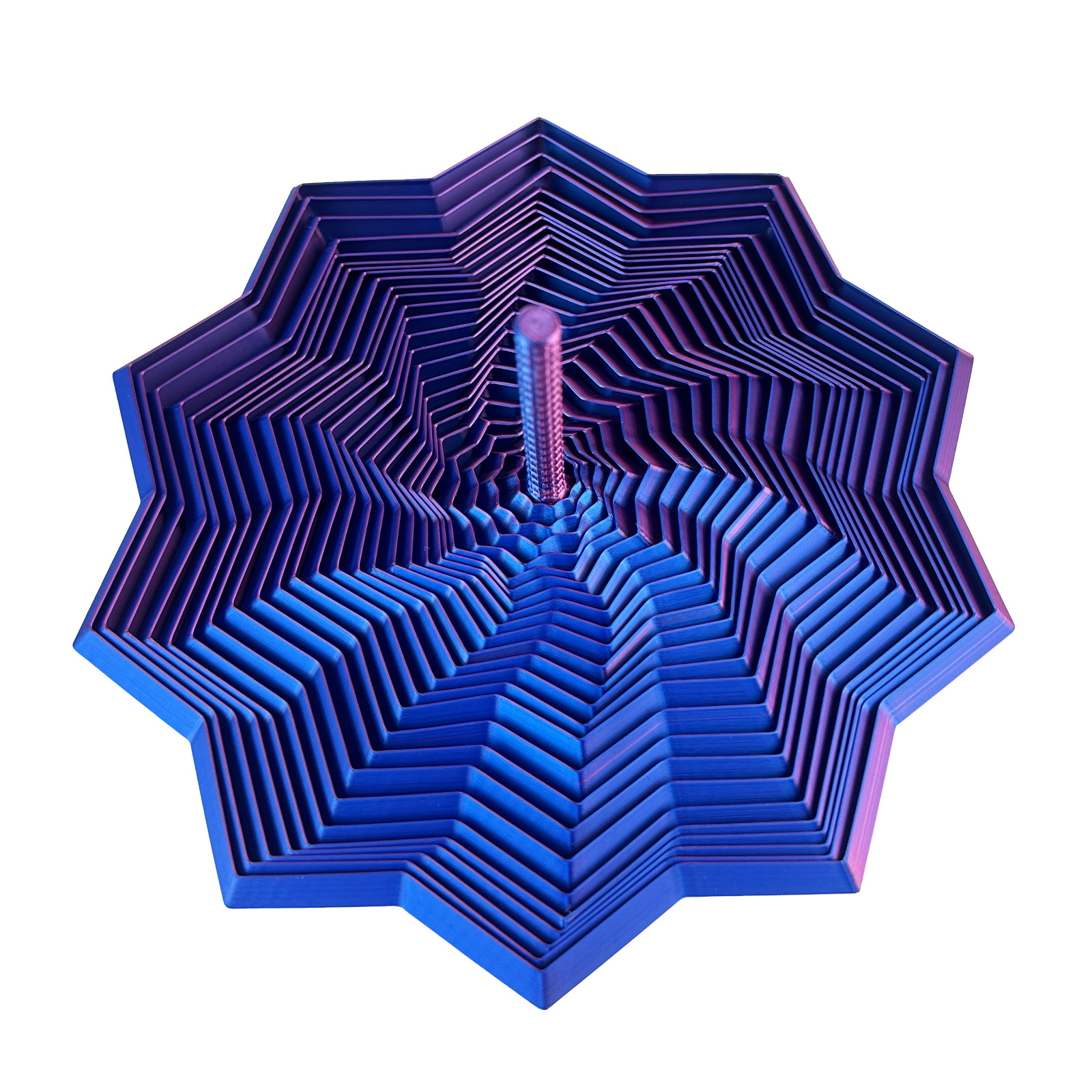 3D Printed Star Illusion Fidget Toy for Kids - Foldable, Educational Desktop Decoration