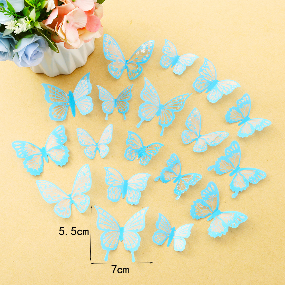Delicate Laser-Cut Butterflies for Wall & Cake Decor – Ethereal Lace Design, Food-Safe, 18pcs