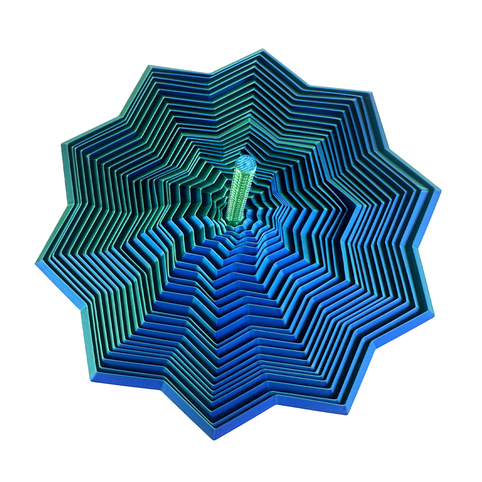 3D Printed Star Illusion Fidget Toy for Kids - Foldable, Educational Desktop Decoration