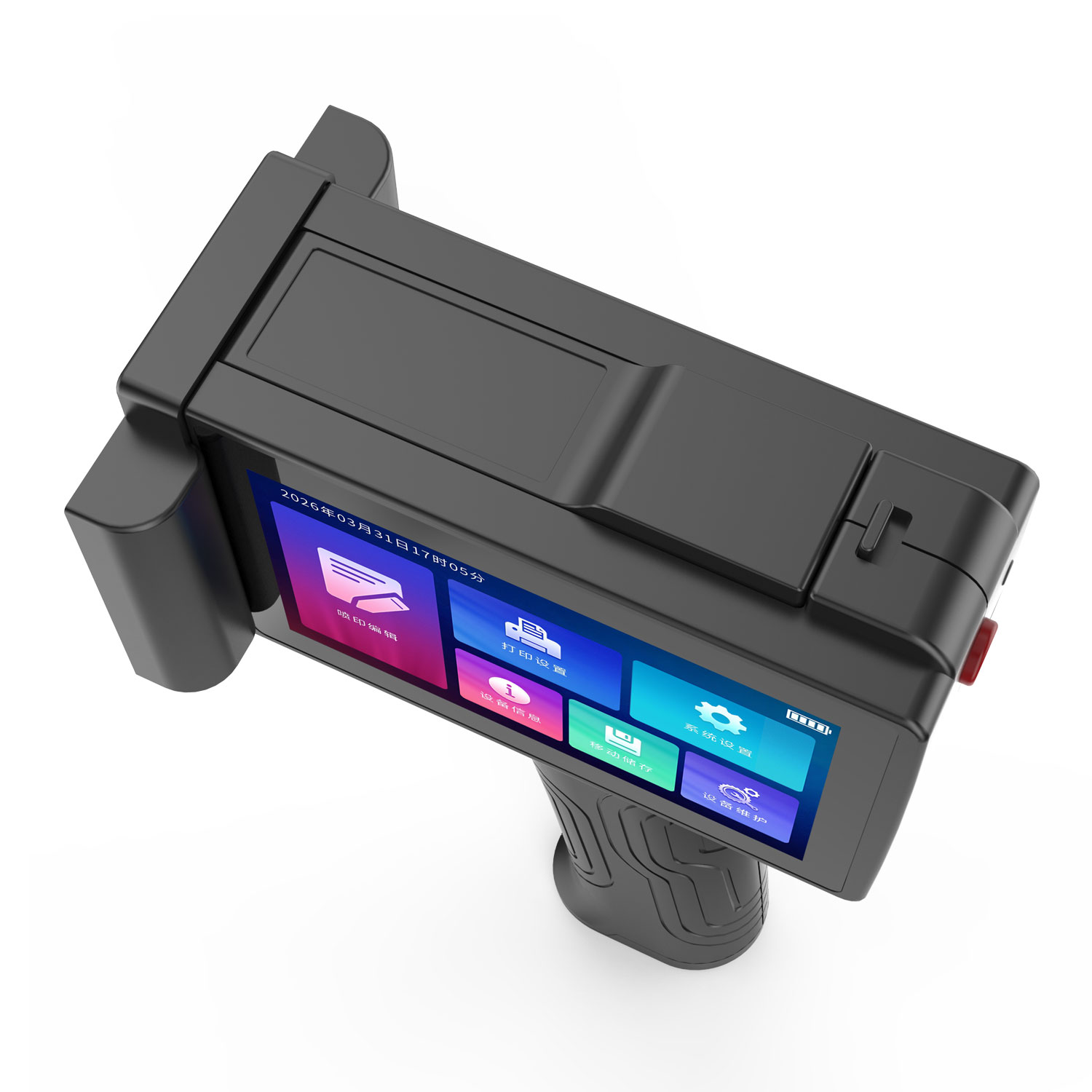 Handheld Intelligent High Resolution Inkjet Printer, Portable Coding Marking Machine for Date Barcode Logo Printing