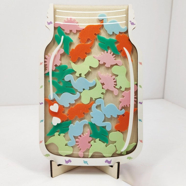 Reward Jar Classroom, Star and Dinosaur Bulletin Board Chart, Positive Behavior Chart,Reward Jar for Boys Girls, Classroom Behavior Management Tools