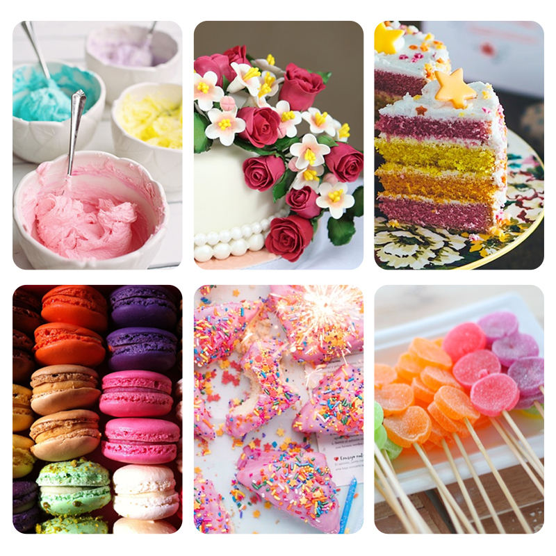 Food Grade Liquid Food Coloring - Water-Soluble Natural & Synthetic Colorant for Baking, Candy, Beverages