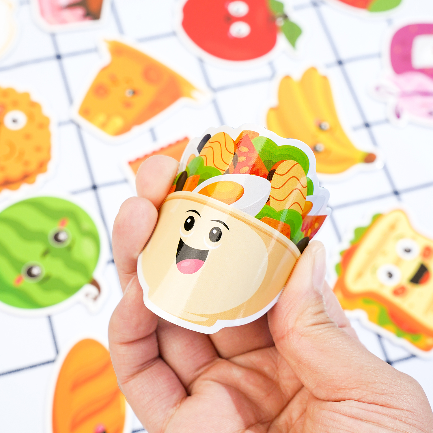 Delicious Food Magnets for Kids | Flexible Fridge Magnets with Global Cuisine Designs, Fun Kitchen Decor & Early Learning Tools