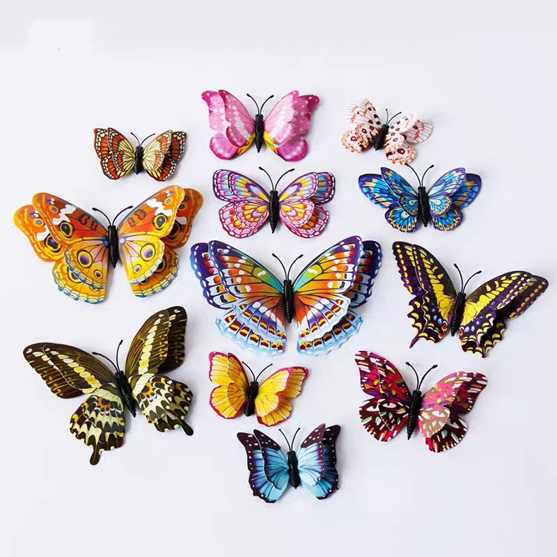 Glow-in-the-Dark 3D Butterfly Wall Stickers – Ultra-Realistic Home Decor for Creative Spaces