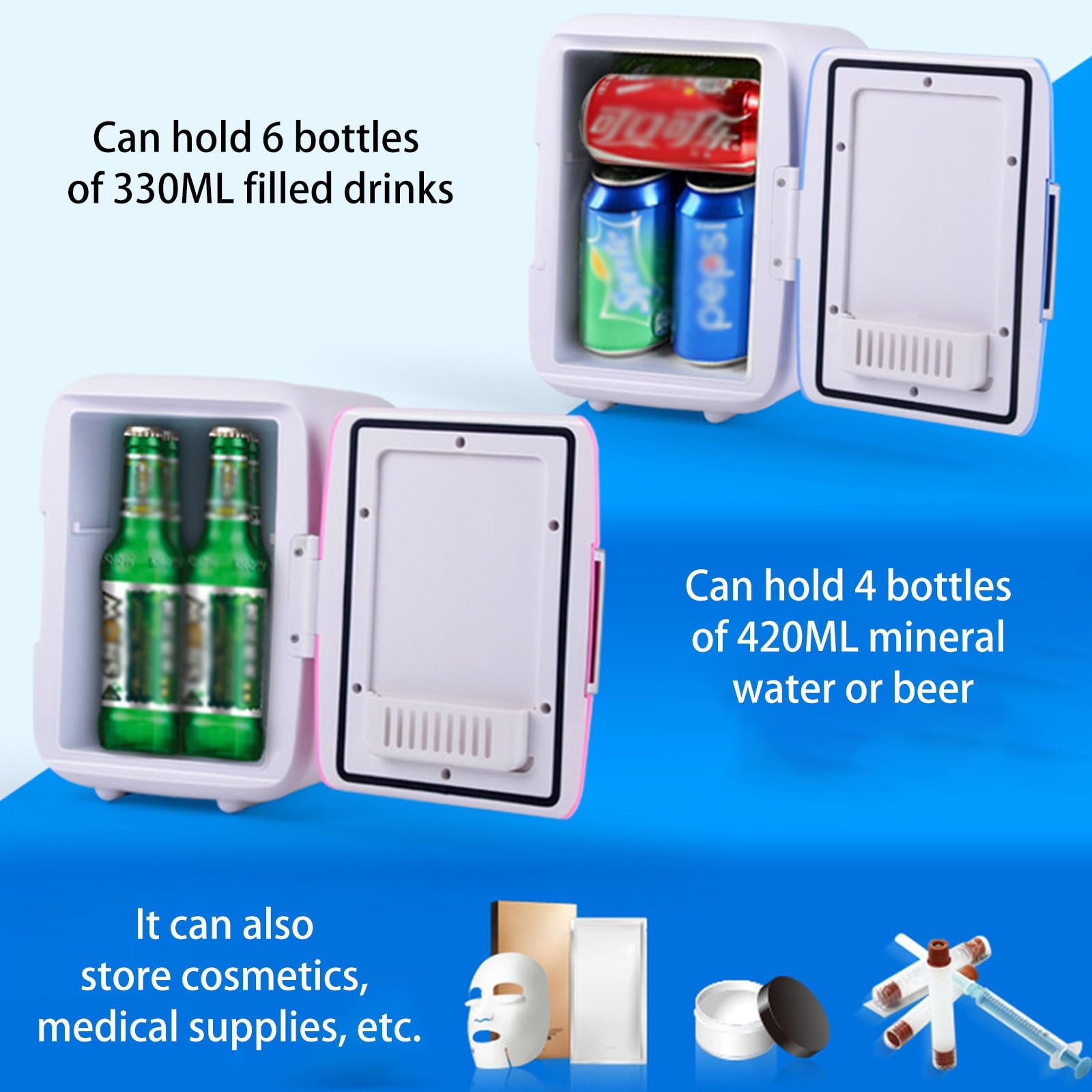 Compact Single Door Fridge, Small Refrigerator With Removable Shelves, Electric In Mini Fridge For Apartment, Office, Living, Dorm