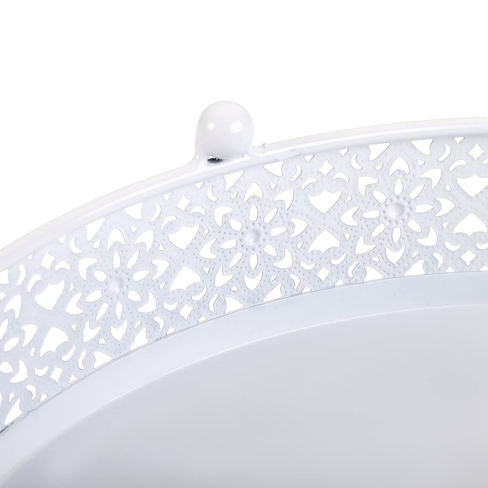 Set of 3 Cake Stand, Dessert Display Cupcake Stands, Round Metal Cake Stands, Cupcake Pastry Candy Display Plate for Wedding, Event, Birthday Party