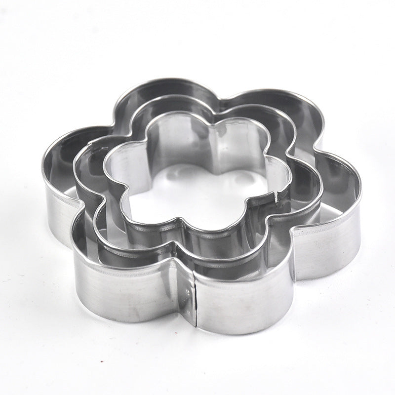 Stainless Steel Biscuit & Cookie Cutter Set - Premium Metal Shapes for Baking, Fondant Decorating, and Sandwich Cake Molds (Circle & Assorted Designs)