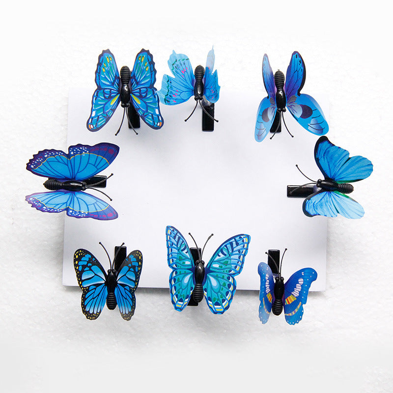 Wholesale Butterfly & Floral Hair Clips – Anime Convention Best-Sellers (Realistic Simulation Butterflies & Flowers)