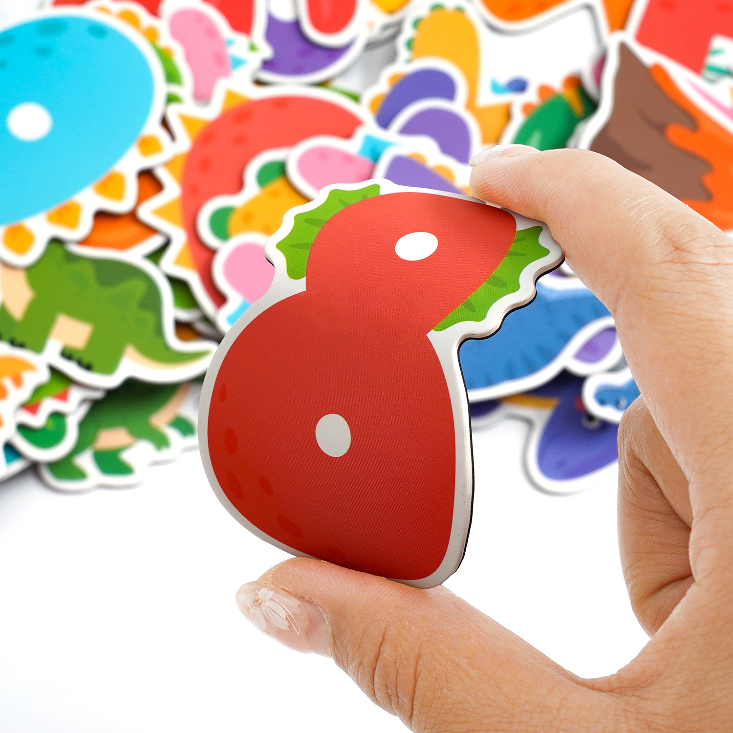 Dino ABC Magnetic Letters | Dinosaur-Themed Alphabet Magnets for Fridge & Whiteboard, Early Learning Toys for Preschool & Kindergarten