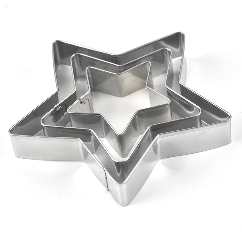 Stainless Steel Biscuit & Cookie Cutter Set - Premium Metal Shapes for Baking, Fondant Decorating, and Sandwich Cake Molds (Circle & Assorted Designs)