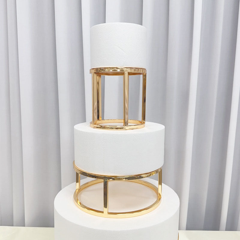 Classic Round Cake Stand Set, Elegant Tiered Dessert Display for Weddings & Events, Multi-Level Serving Tray, Wedding Centerpiece, Birthday Party Decor