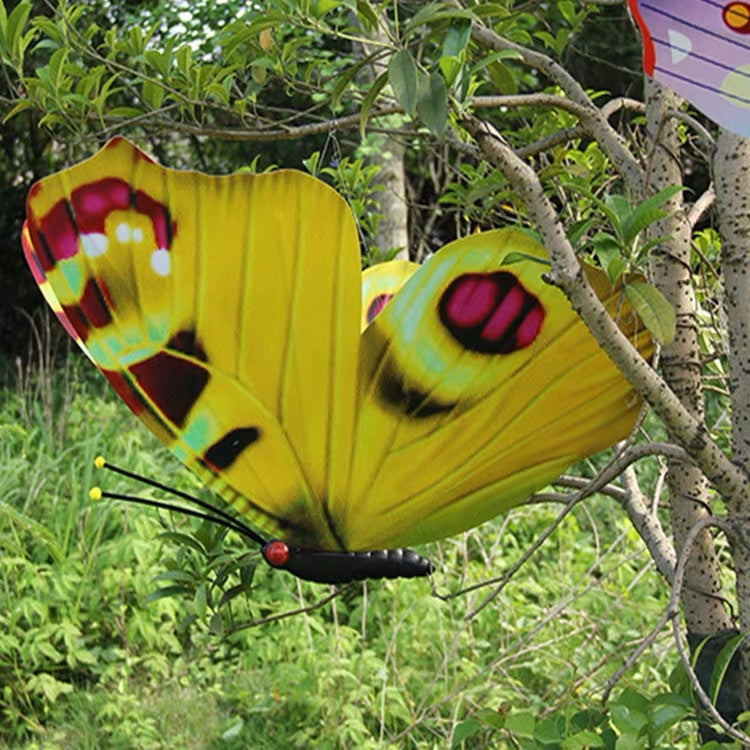 Giant 3D Decorative Butterflies - Professional Outdoor Installation for Shopping Malls, Gardens & Aerial Displays (Weatherproof Realistic Butterfly Decor - OEM Available)