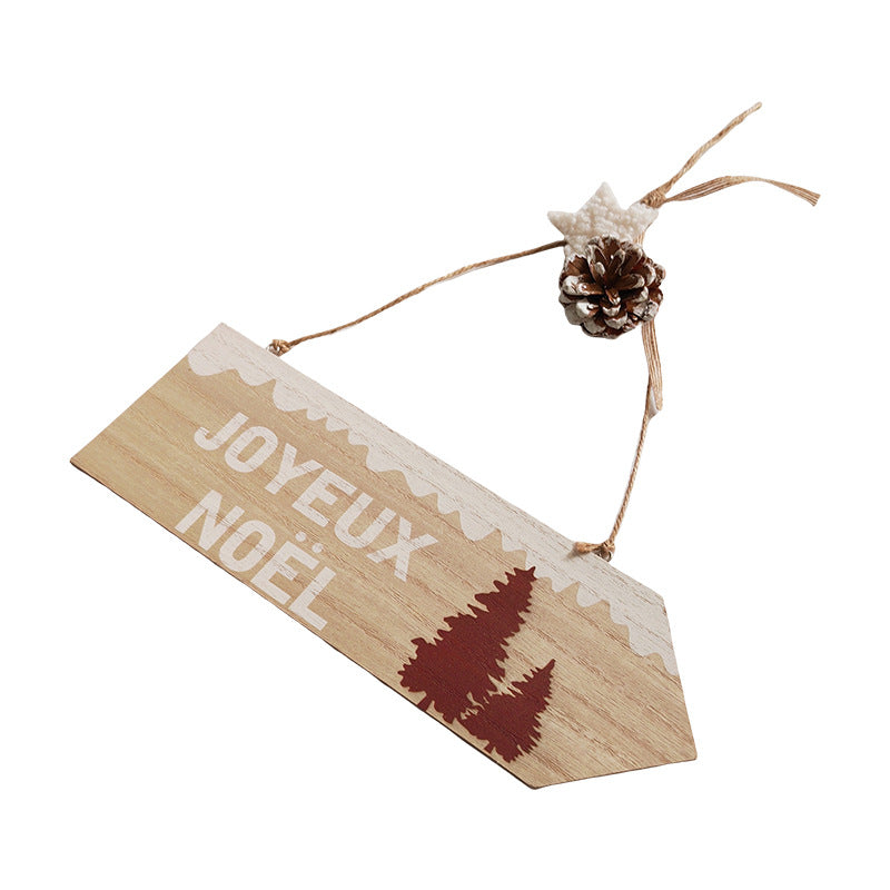 Complete Christmas Decor Set for Home, Hand-Painted Wood Ornaments for Tree Wreath & Mantel, Rustic Farmhouse Holiday Collection, Coordinated Hanging Decorations with Twine Strings