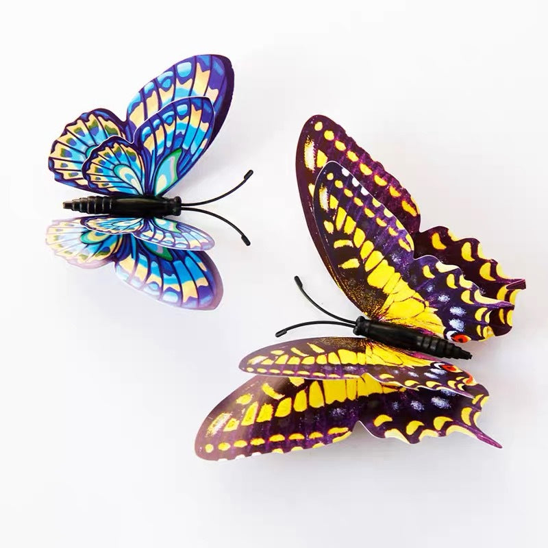 Glow-in-the-Dark 3D Butterfly Wall Stickers – Ultra-Realistic Home Decor for Creative Spaces