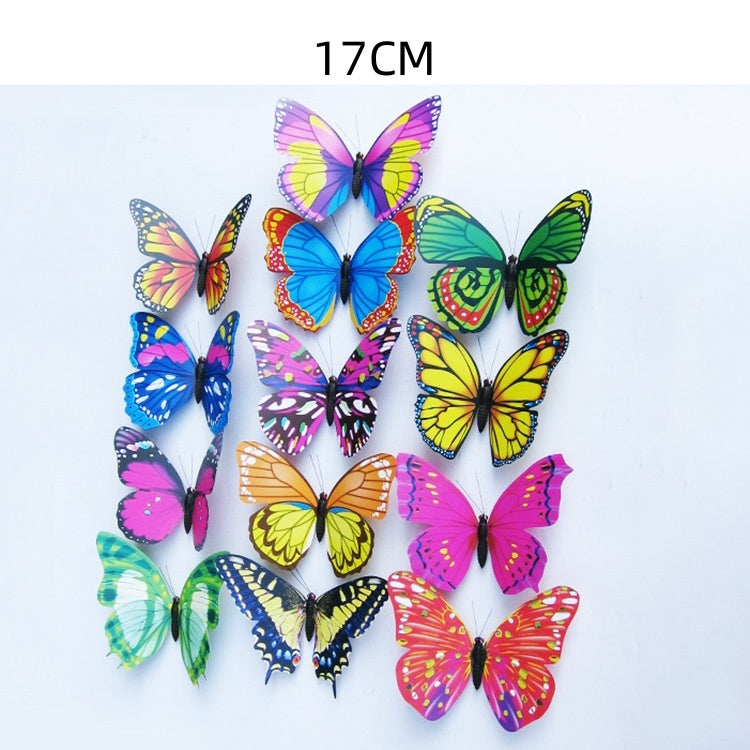 Giant 3D Decorative Butterflies - Professional Outdoor Installation for Shopping Malls, Gardens & Aerial Displays (Weatherproof Realistic Butterfly Decor - OEM Available)