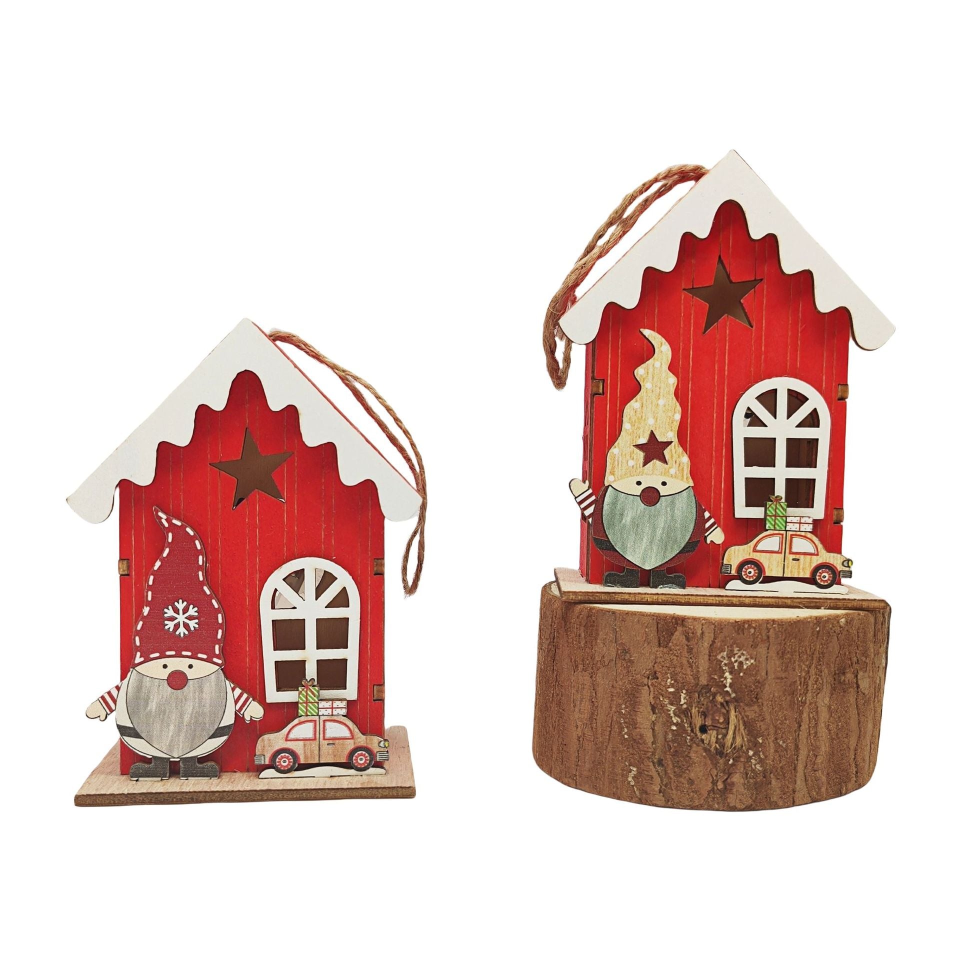 Magical Snowy Christmas House with Soft Glow, Animated Village Ornament for Winter Displays, Warm White Light Decoration for Mantel & Shelf, Battery Powered Holiday Centerpiece
