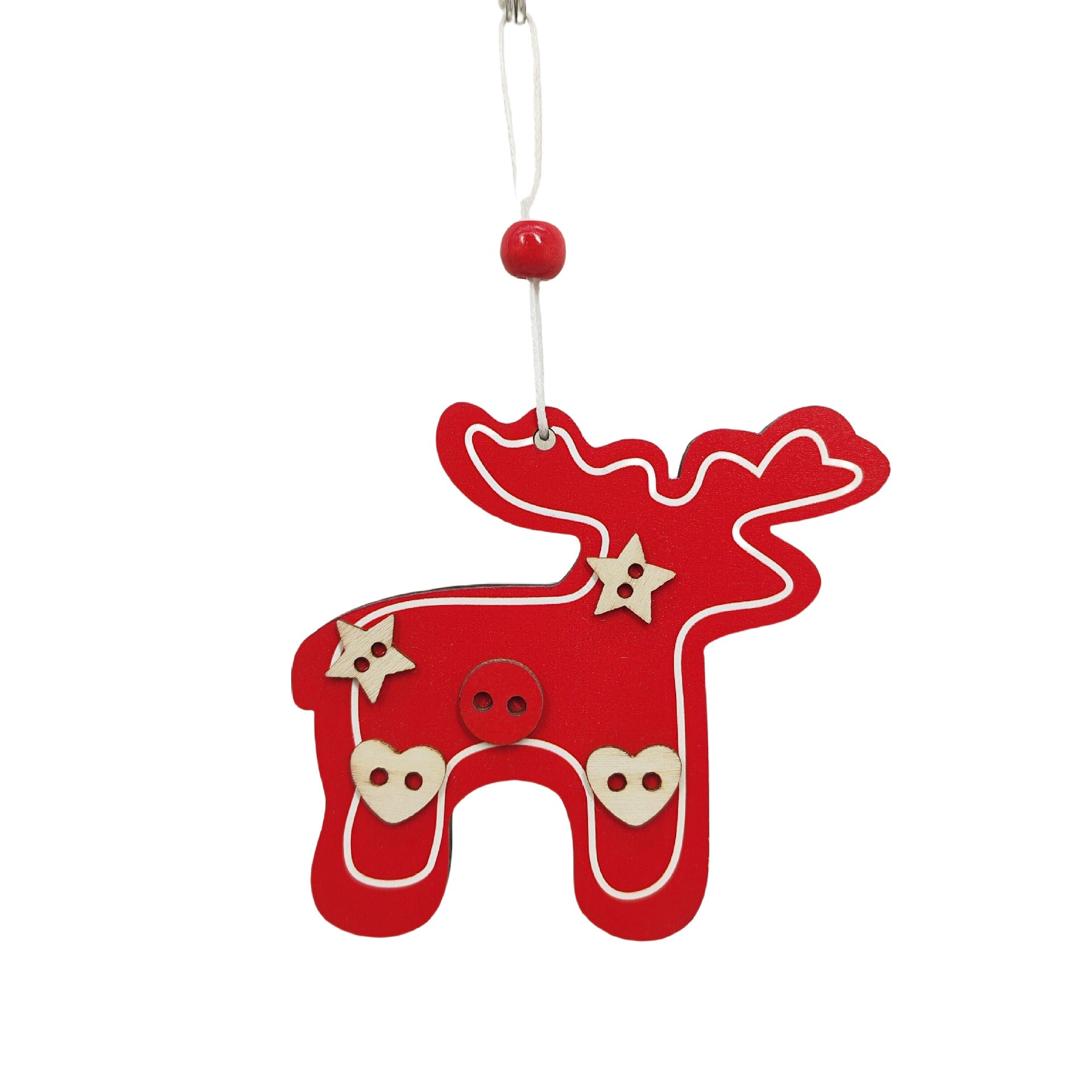 Christmas Story Ornament Collection, Themed Hand-Painted Wood Set for Narrative Tree Decor, Coordinated Angel Reindeer Bell Star Grouping, Rustic Farmhouse Holiday Scene Creator