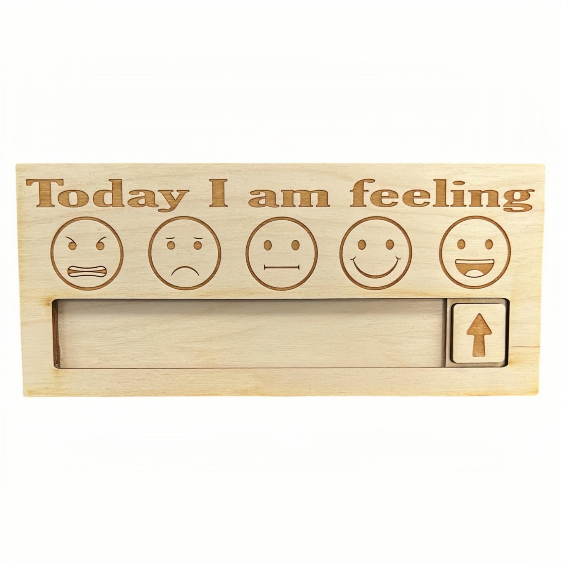 Emotional Weather Mood Board with Wooden Icons, Interactive Desktop Decor for Office & Home, Family Communication Tool with Changeable Weather Symbols, Creative Expression Board for Couples & Friends