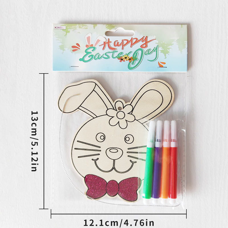 Reusable Easter Drawing Kit for Kids, 6 Wipe-Clean Coloring Boards with Washable Markers, Educational Toddler Activity for Fine Motor Skills, Easter Basket Stuffer & Travel Toy