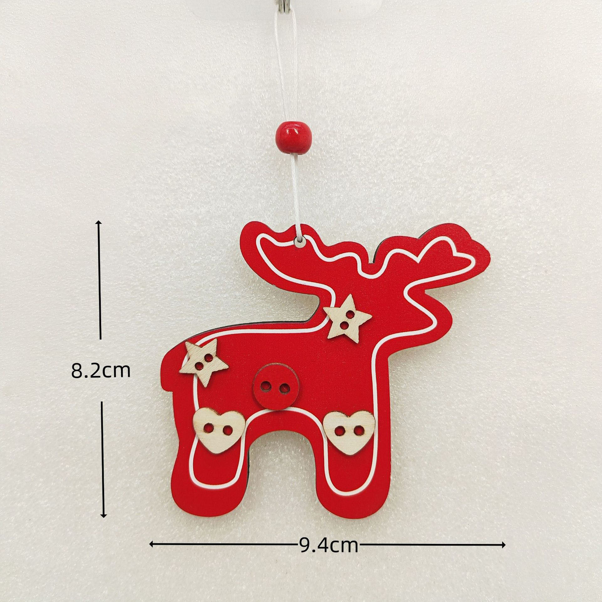 Christmas Story Ornament Collection, Themed Hand-Painted Wood Set for Narrative Tree Decor, Coordinated Angel Reindeer Bell Star Grouping, Rustic Farmhouse Holiday Scene Creator