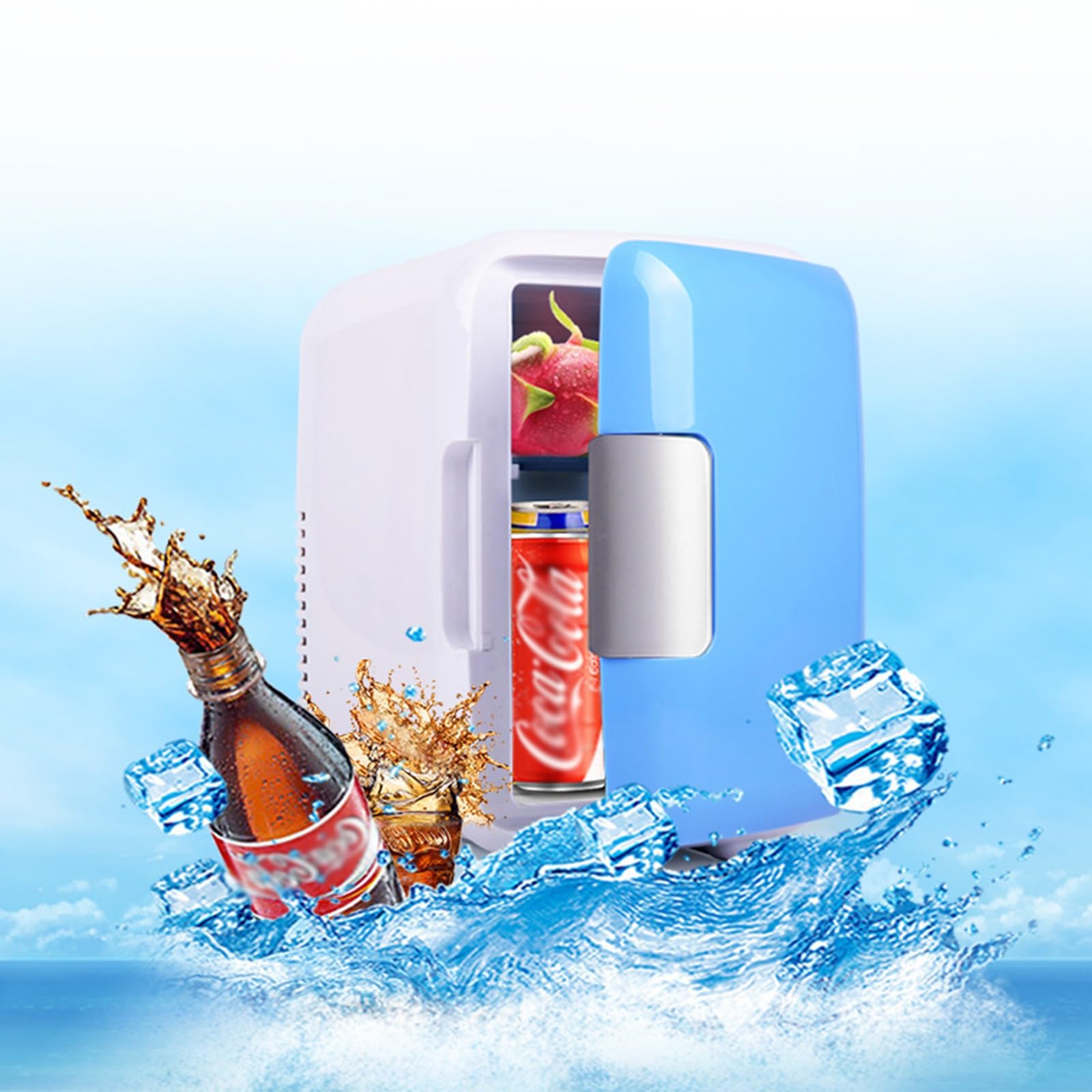 Compact Single Door Fridge, Small Refrigerator With Removable Shelves, Electric In Mini Fridge For Apartment, Office, Living, Dorm