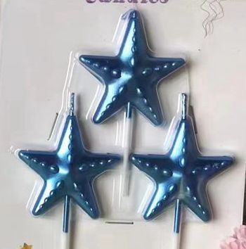 Mermaid Tail Glitter Candles  - Magical Cake Topper Decor for Birthday Parties, Ocean-Themed Weddings & Celebration Cakes