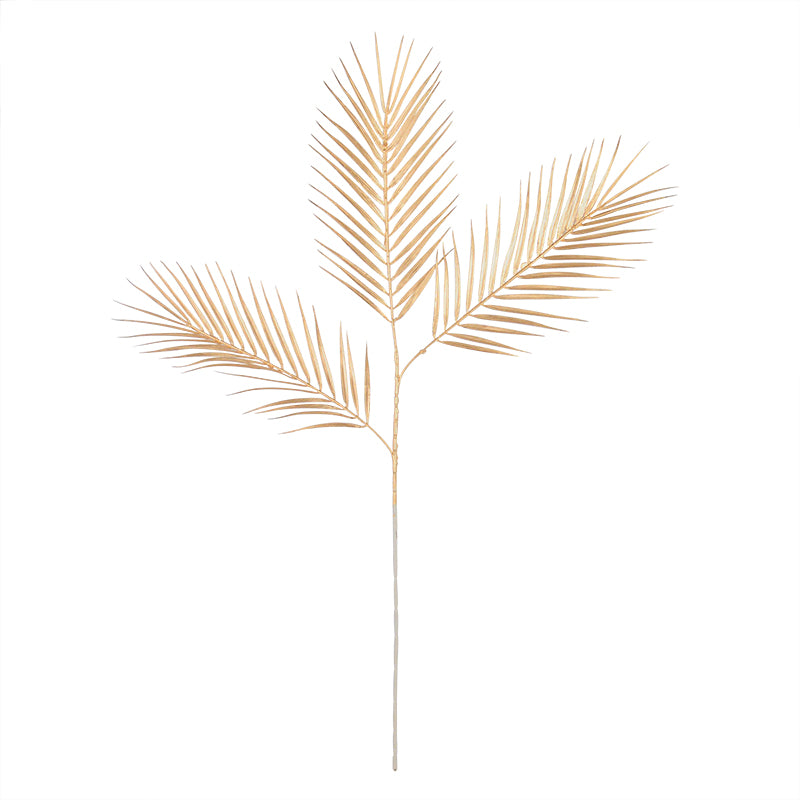 Gold Ginkgo Leaf Branches - Artificial Plants for DIY Wedding, Party, Home Decor, Flower Arrangement (Living Room, Centerpiece, Decorative Accessories)