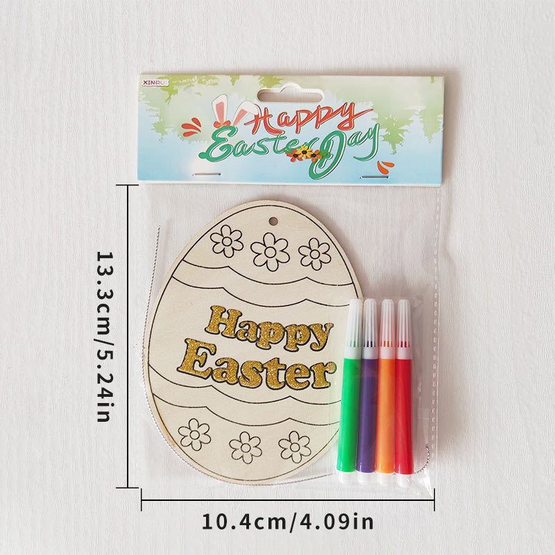 Reusable Easter Drawing Kit for Kids, 6 Wipe-Clean Coloring Boards with Washable Markers, Educational Toddler Activity for Fine Motor Skills, Easter Basket Stuffer & Travel Toy